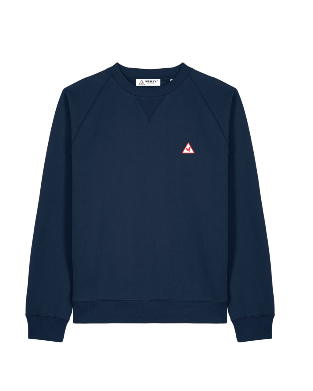 WESLEY CAUTION LOGO COMFORT RAGLAN SWEATSHIRT