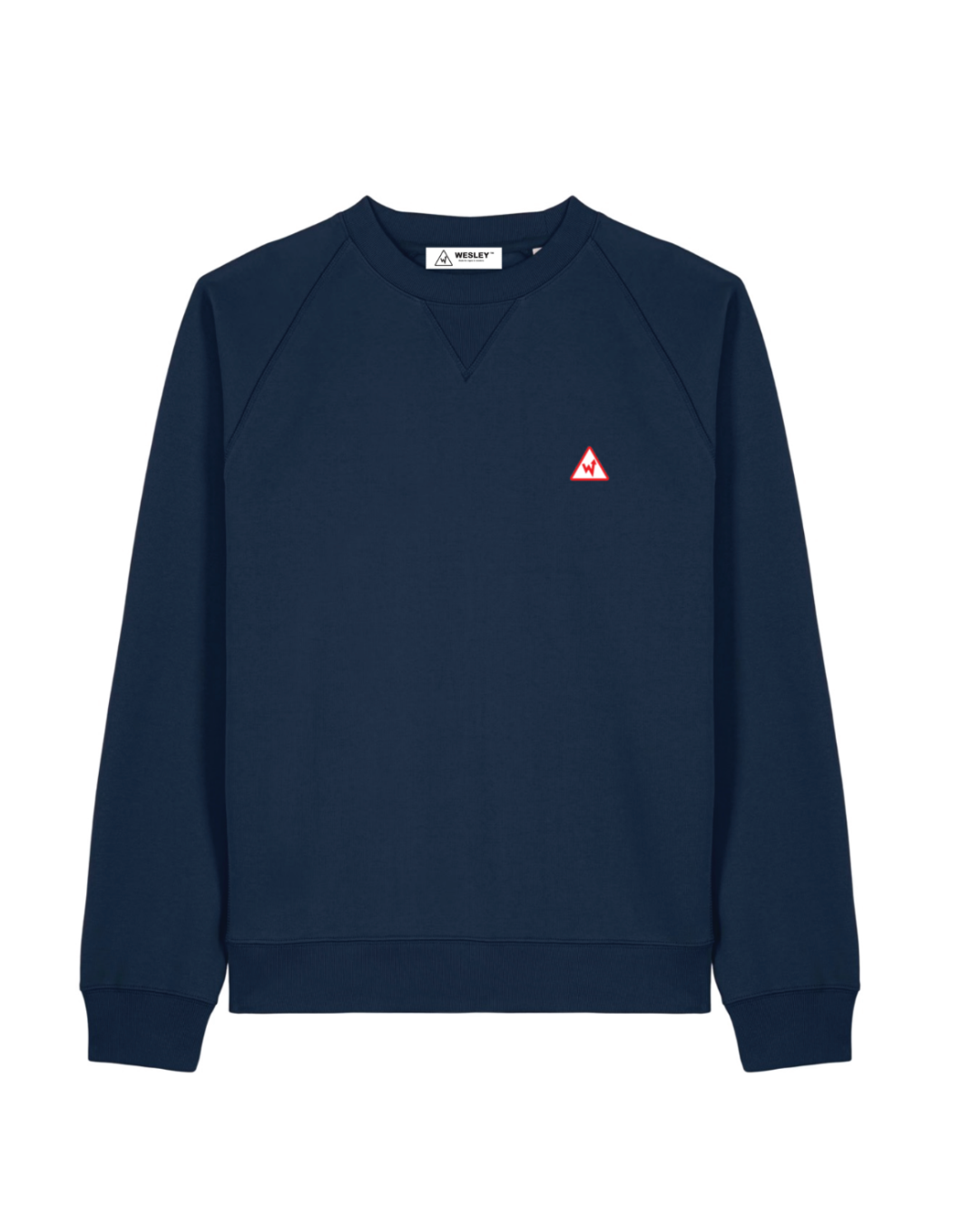 WESLEY CAUTION LOGO COMFORT RAGLAN SWEATSHIRT