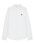 WESLEY CAUTION LOGO OXFORD SHIRT